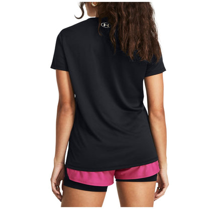 Under Armour Women's Tech V-Neck Short-Sleeve Top - White / / Black