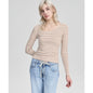 And Now This Women's Striped Double-Scoop Top, Macy's Exclusive