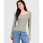 And Now This Women's Striped Double-Scoop Top, Macy's Exclusive