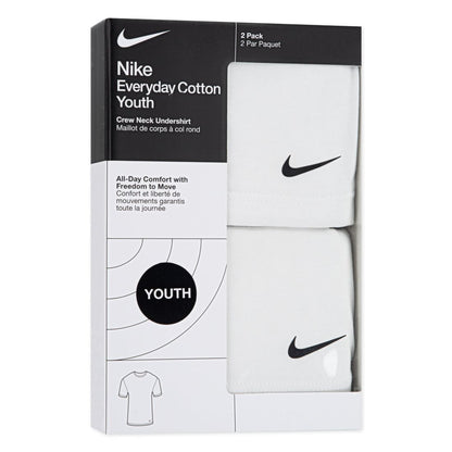 Nike Boys 2Pk Crew Undershirt