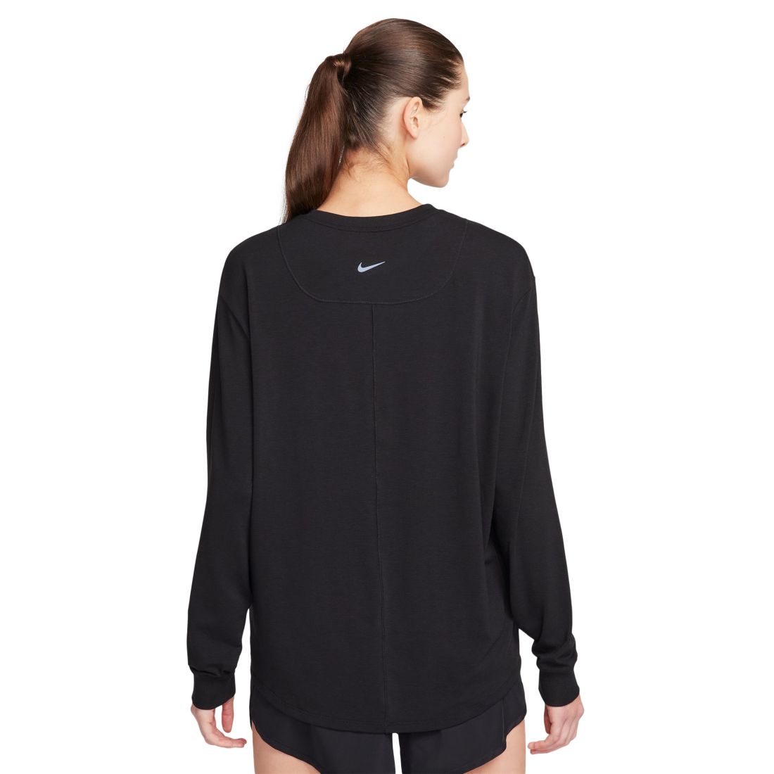 Nike Women's One Relaxed Dri-fit Long-Sleeve Crewneck Top