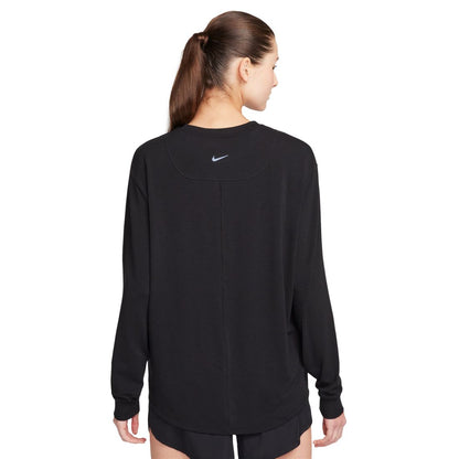 Nike Women's One Relaxed Dri-fit Long-Sleeve Crewneck Top