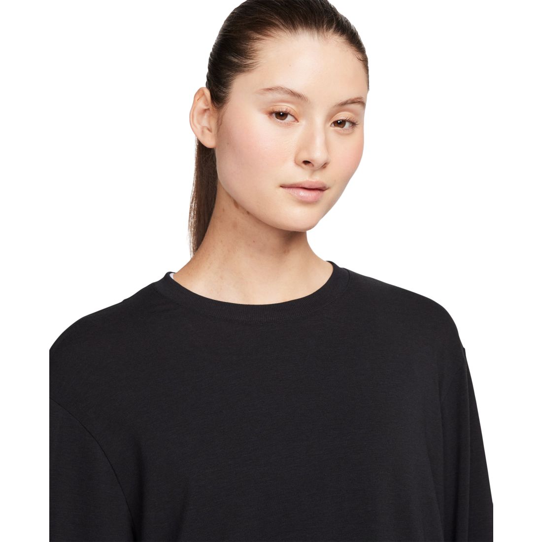 Nike Women's One Relaxed Dri-fit Long-Sleeve Crewneck Top