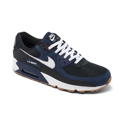 Nike Men's Air Max 90 Casual Sneakers from Finish Line - Navy, Black, White, Gum