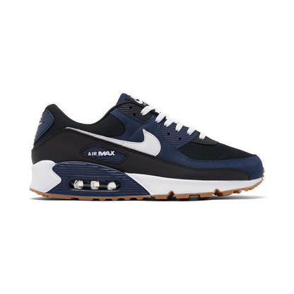 Nike Men's Air Max 90 Casual Sneakers from Finish Line - Navy, Black, White, Gum
