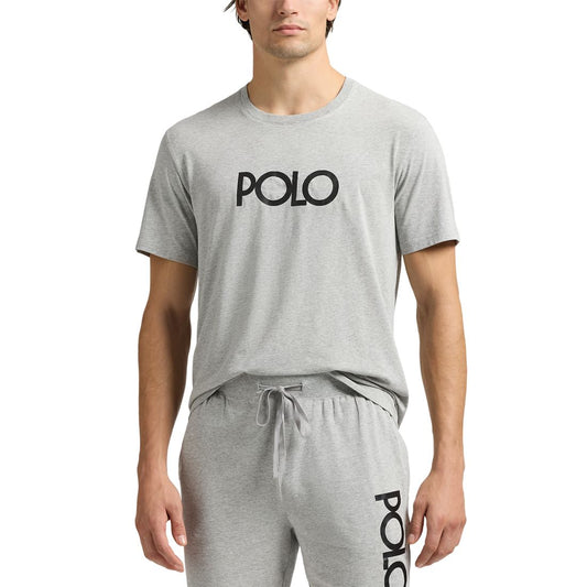 Polo Ralph Lauren Men's Logo Sleep T-Shirt, Exclusively at Macy's - Andover Heather / Polo Black Logo