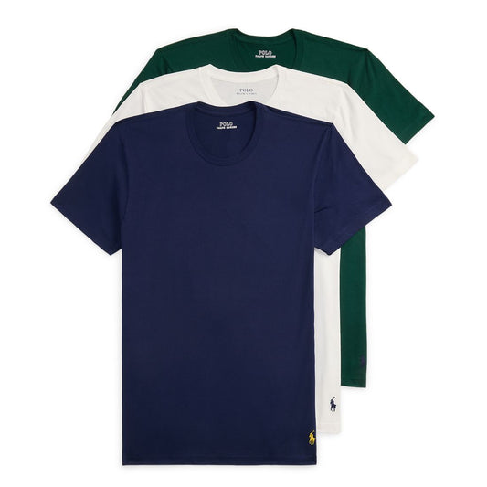 Polo Ralph Lauren Men's 3-Pack Classic Crewneck T-Shirt