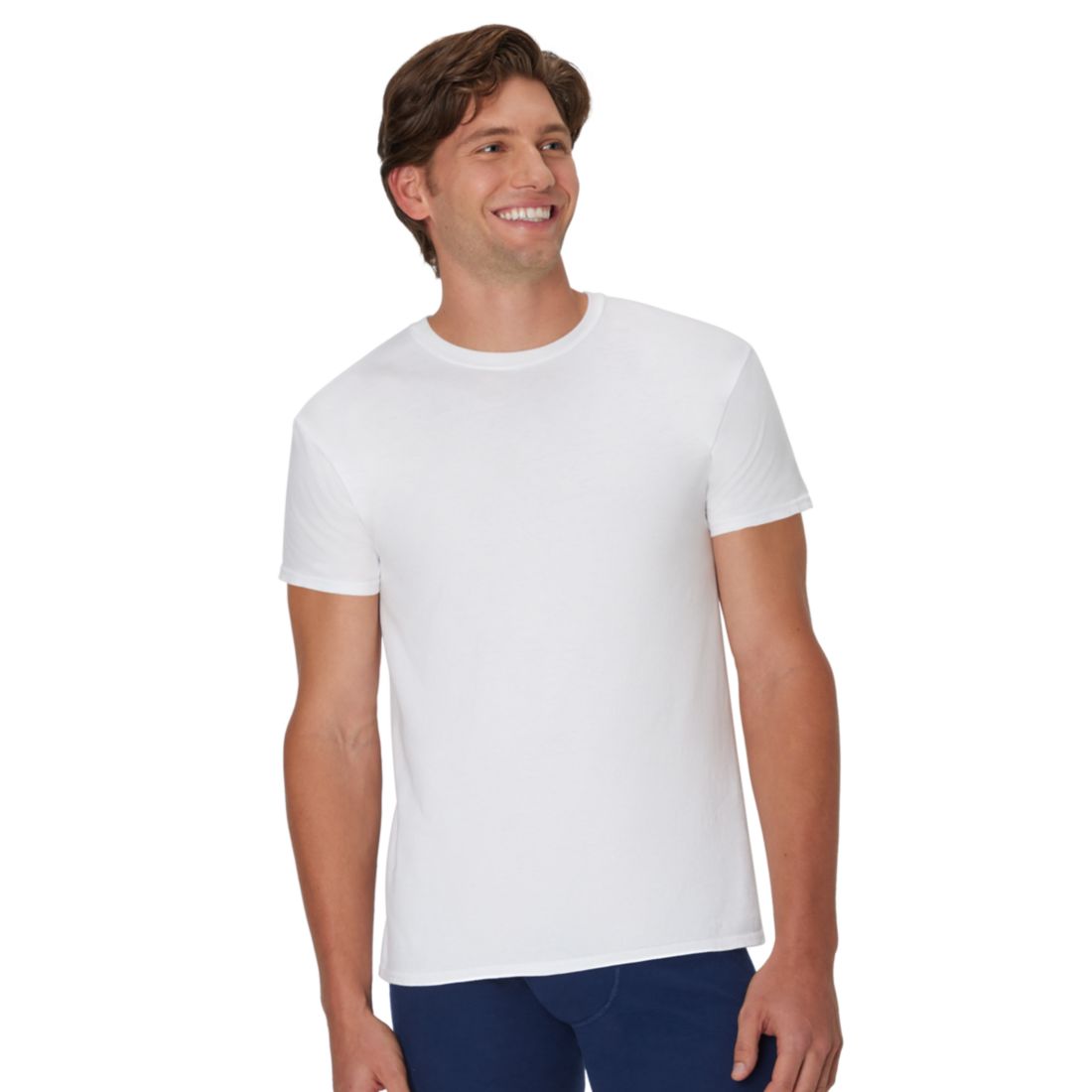 Hanes Men's Ultimate Crewneck Undershirt, 5-Pack