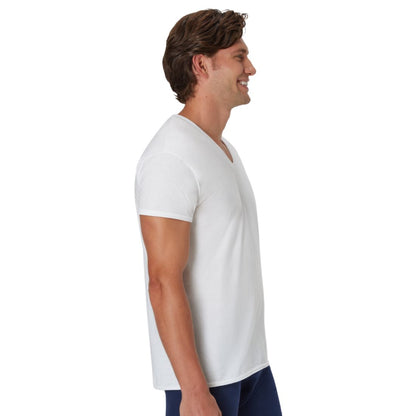 Hanes Men's Ultimate V-Neck Undershirt, 5-Pack