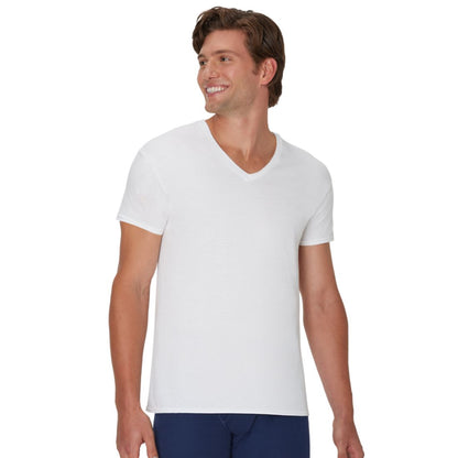 Hanes Men's Ultimate V-Neck Undershirt, 5-Pack
