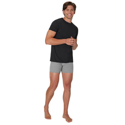 Hanes Men's Ultimate Short-Sleeve Crewneck Undershirt, 5-Pack