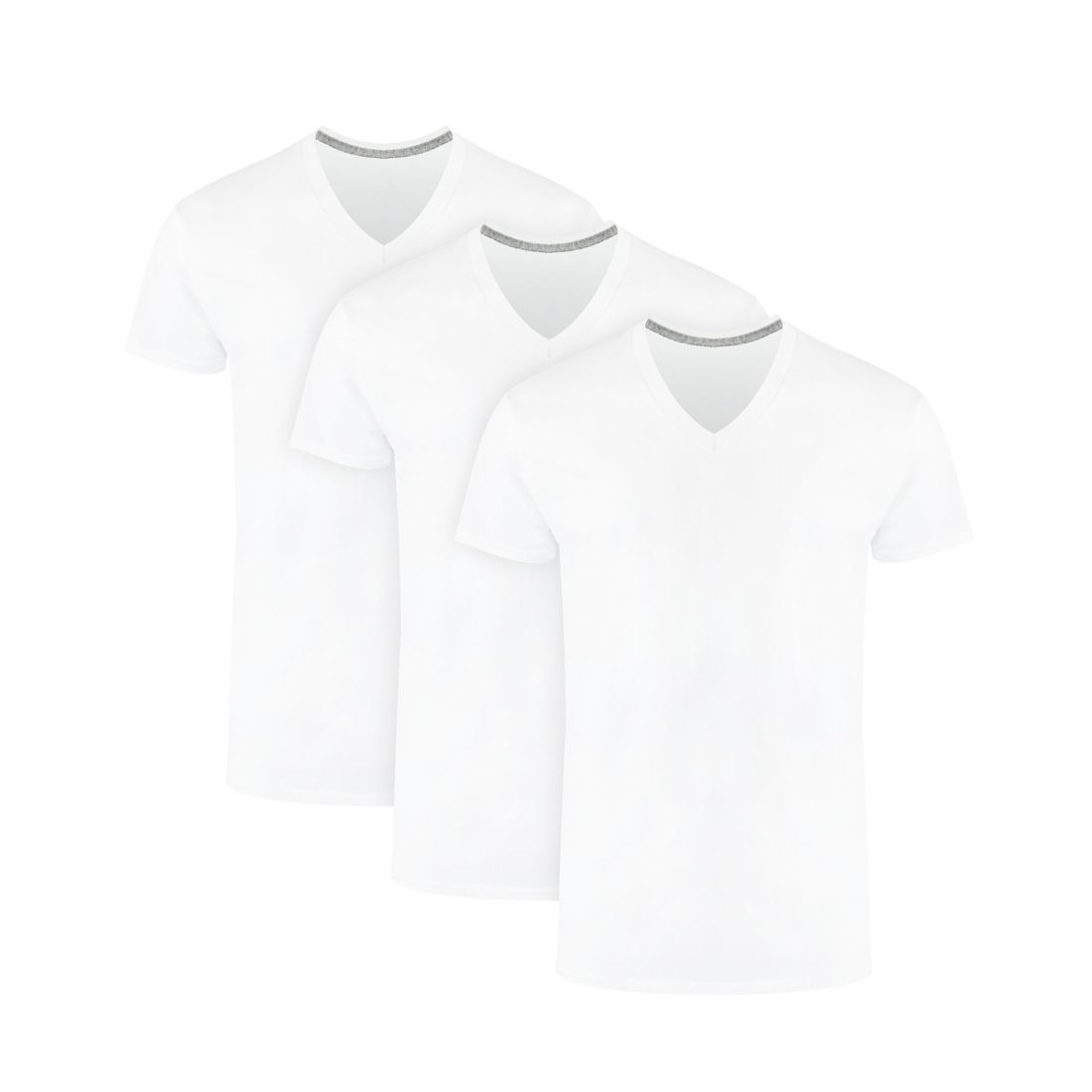 Hanes Men's Ultimate V-Neck Undershirt, 3-Pack