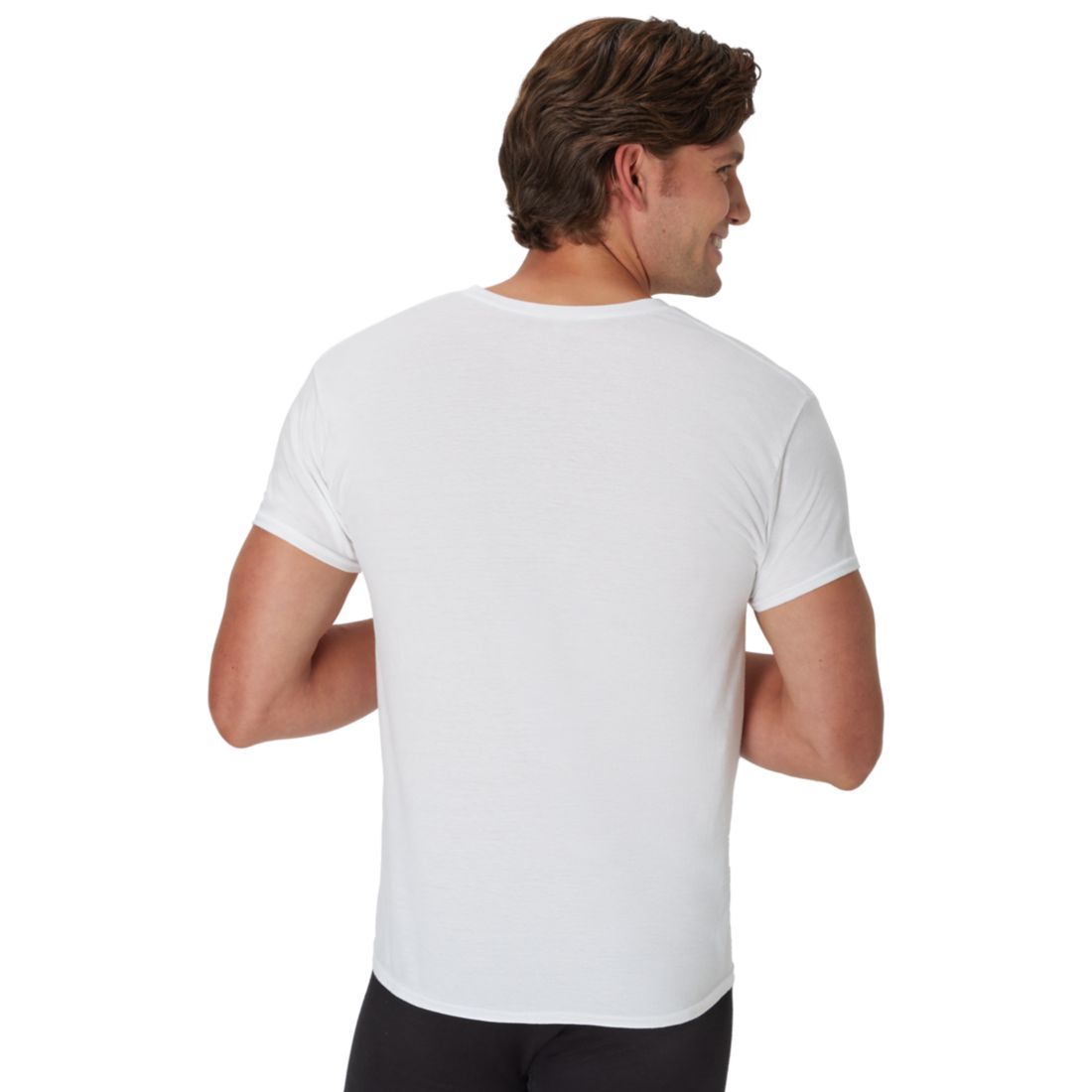 Hanes Men's Ultimate V-Neck Undershirt, 3-Pack