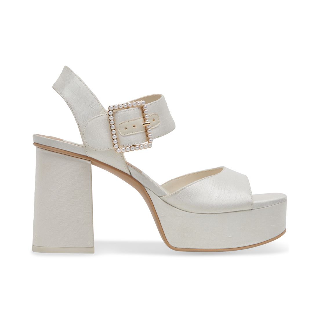 Dolce Vita Women's Bobby Pearls Ankle-Strap Two-Piece Platform Sandals
