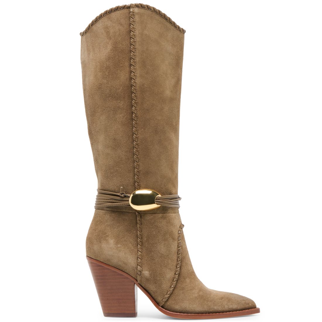 Dolce Vita Women's Jody Whipstitch Tall Heeled Western Boots