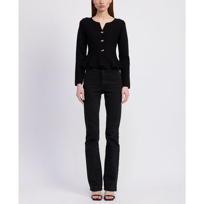 En Saison Women's Idah Button Front Cardigan Sweater