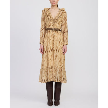 En Saison Women's Avayah Ruffle Midi Dress