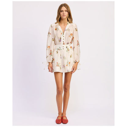 En Saison Women's Tusla V-Neck Mini Dress