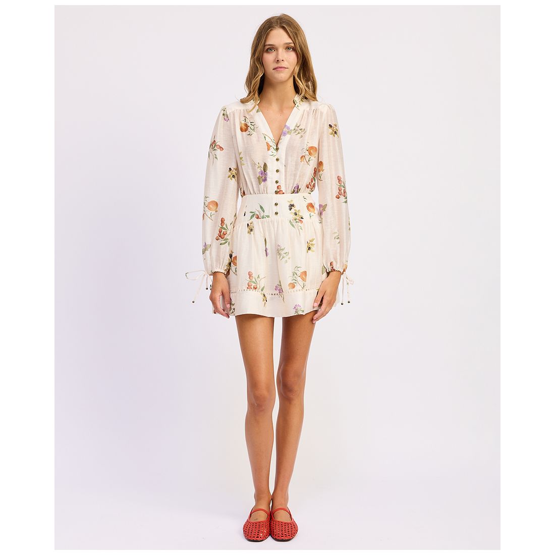En Saison Women's Tusla V-Neck Mini Dress