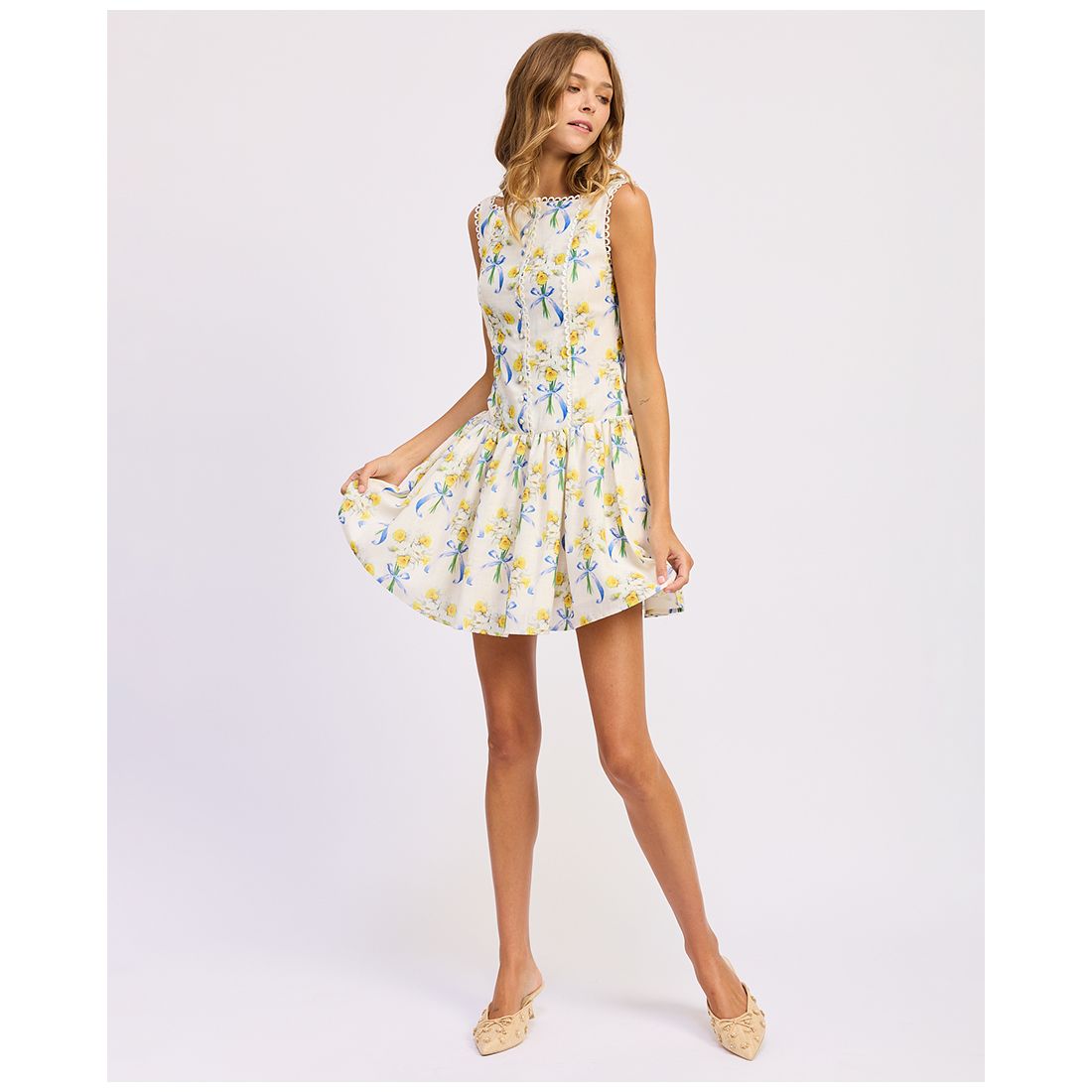 En Saison Women's Audrey Sleeveless Mini Dress