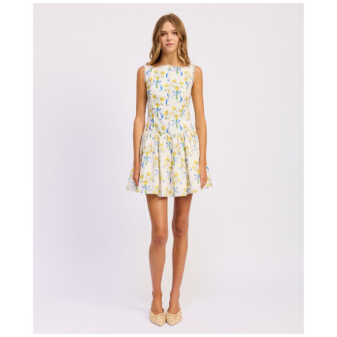 En Saison Women's Audrey Sleeveless Mini Dress