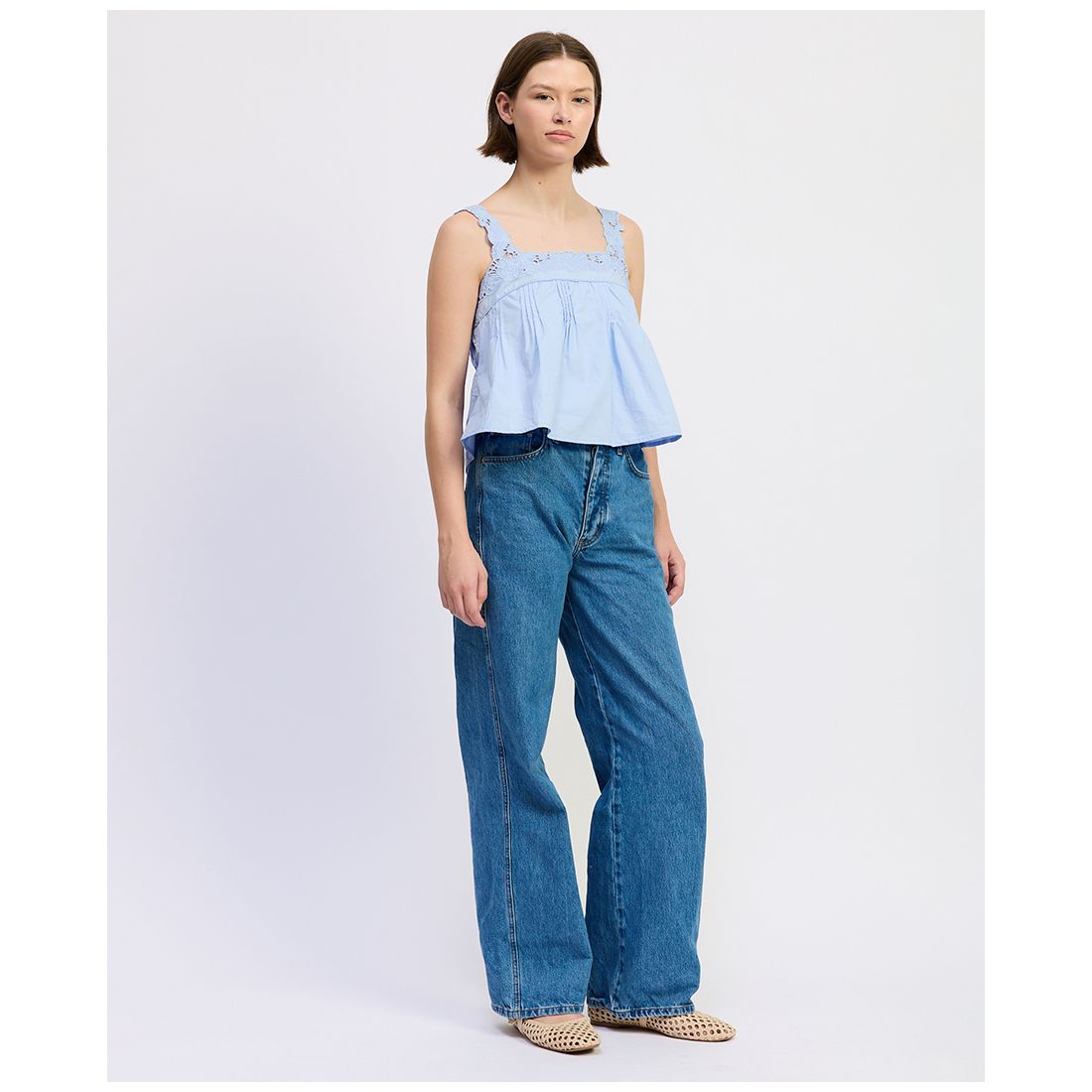 En Saison Women's Lucy Square Neck Top