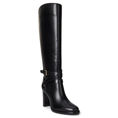 Lauren Ralph Lauren Women's Collins Stacked Heel Tall Boots