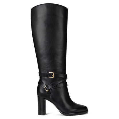 Lauren Ralph Lauren Women's Collins Stacked Heel Tall Boots