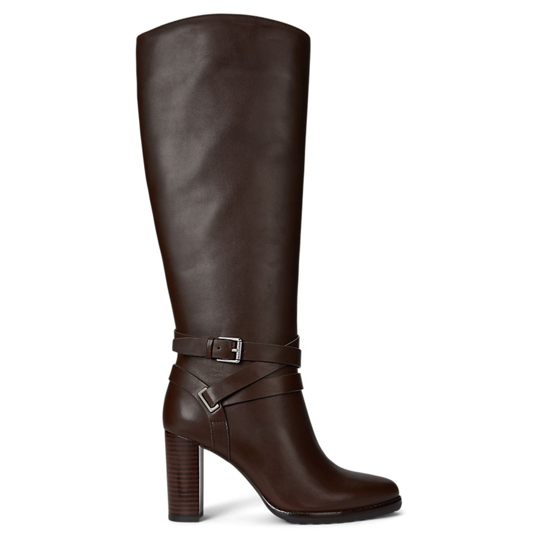 Lauren Ralph Lauren Women's Collins Stacked Heel Tall Boots