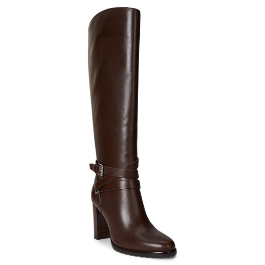 Lauren Ralph Lauren Women's Collins Stacked Heel Tall Boots