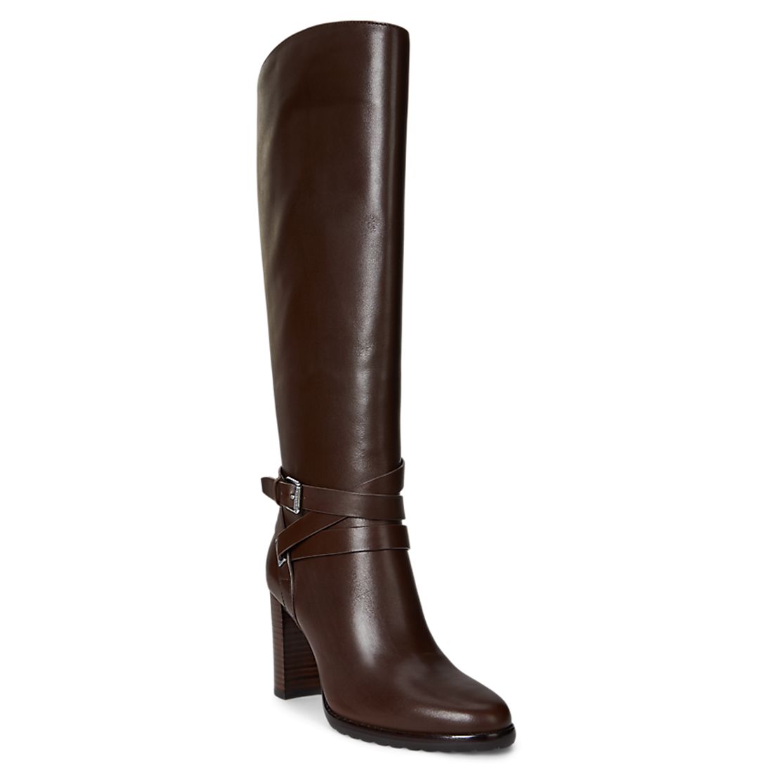 Lauren Ralph Lauren Women's Collins Stacked Heel Tall Boots