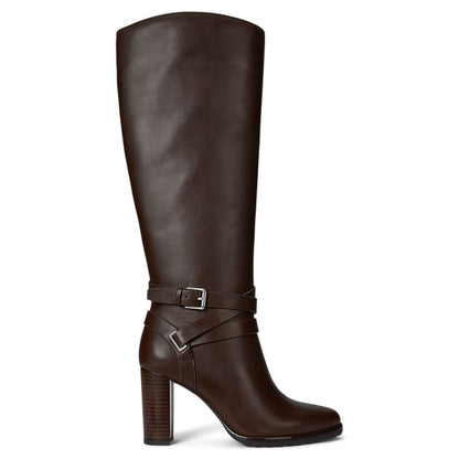 Lauren Ralph Lauren Women's Collins Stacked Heel Tall Boots