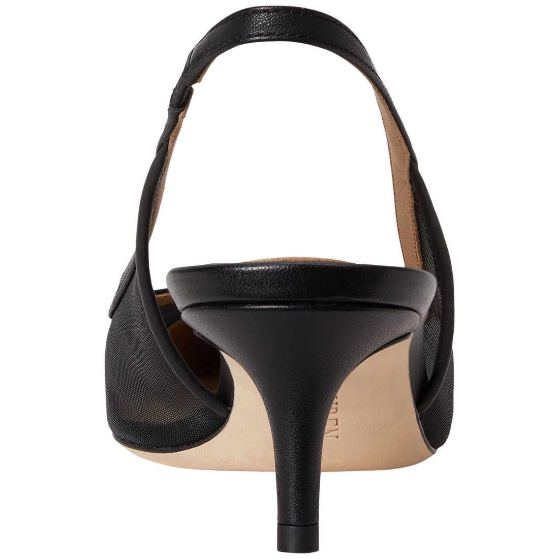 Lauren Ralph Lauren Women's Lolah Mesh and Nappa Slingback Pumps