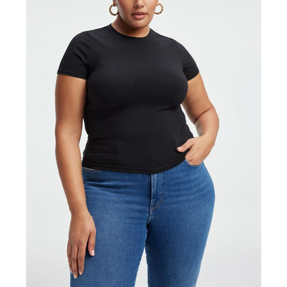 Good American Women's Super Stretch Baby T-Shirt