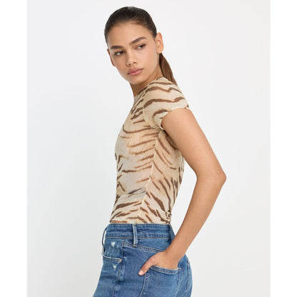 Good American Women's Short-Sleeve Crewneck T-Shirt