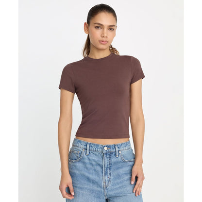 Good American Women's Super Stretch Baby T-Shirt