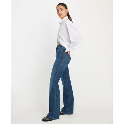 Good American Women's Classic Boot-Cut Jeans