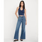 Good American Women's Soft Tech Palazzo Ankle-Length Jeans