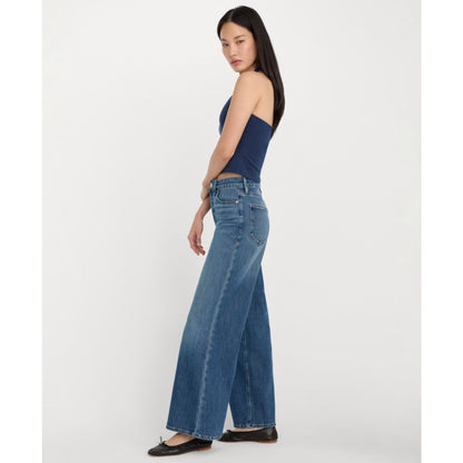Good American Women's Soft Tech Palazzo Ankle-Length Jeans