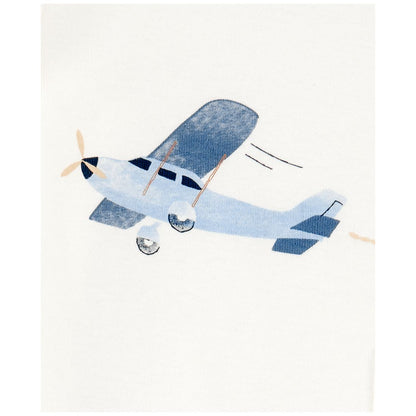 Carter's Baby Boys Airplane Top, Hat, Pants & Socks, 4 Piece Set