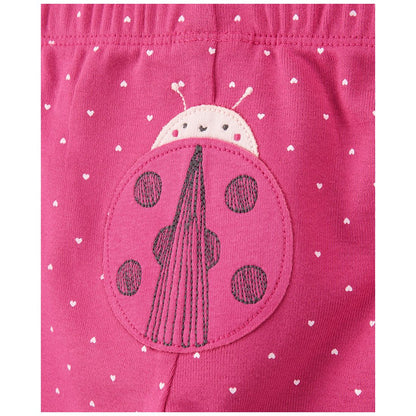 Carter's Baby Girls Ladybug Little Character Cotton Bodysuits & Pants, 3 Piece Set