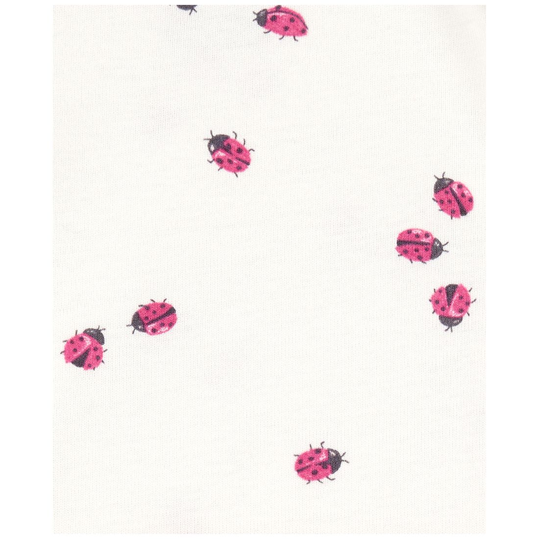 Carter's Baby Girls Ladybug Little Character Cotton Bodysuits & Pants, 3 Piece Set