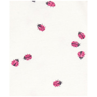 Carter's Baby Girls Ladybug Little Character Cotton Bodysuits & Pants, 3 Piece Set