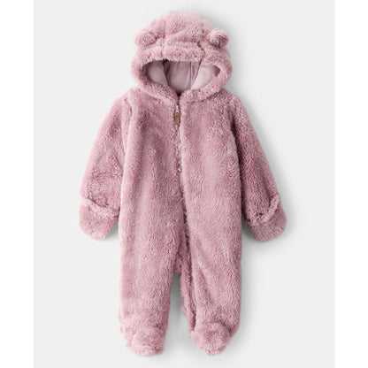 Carter's Baby Boys or Baby Girls Long Sleeve Hooded Jumpsuit