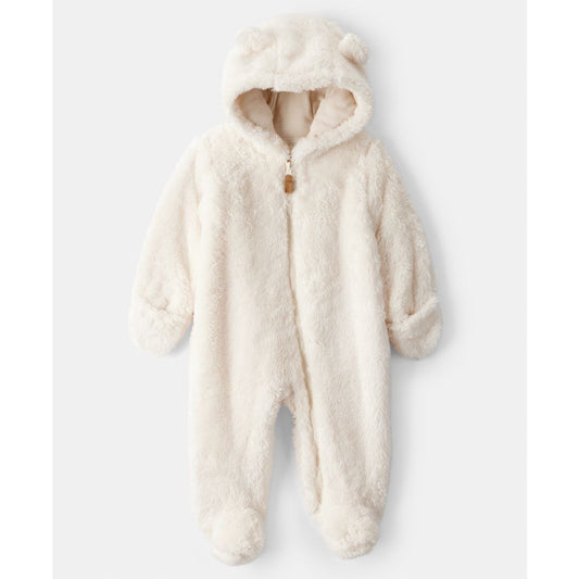 Carter's Baby Boys or Baby Girls Long Sleeve Hooded Jumpsuit