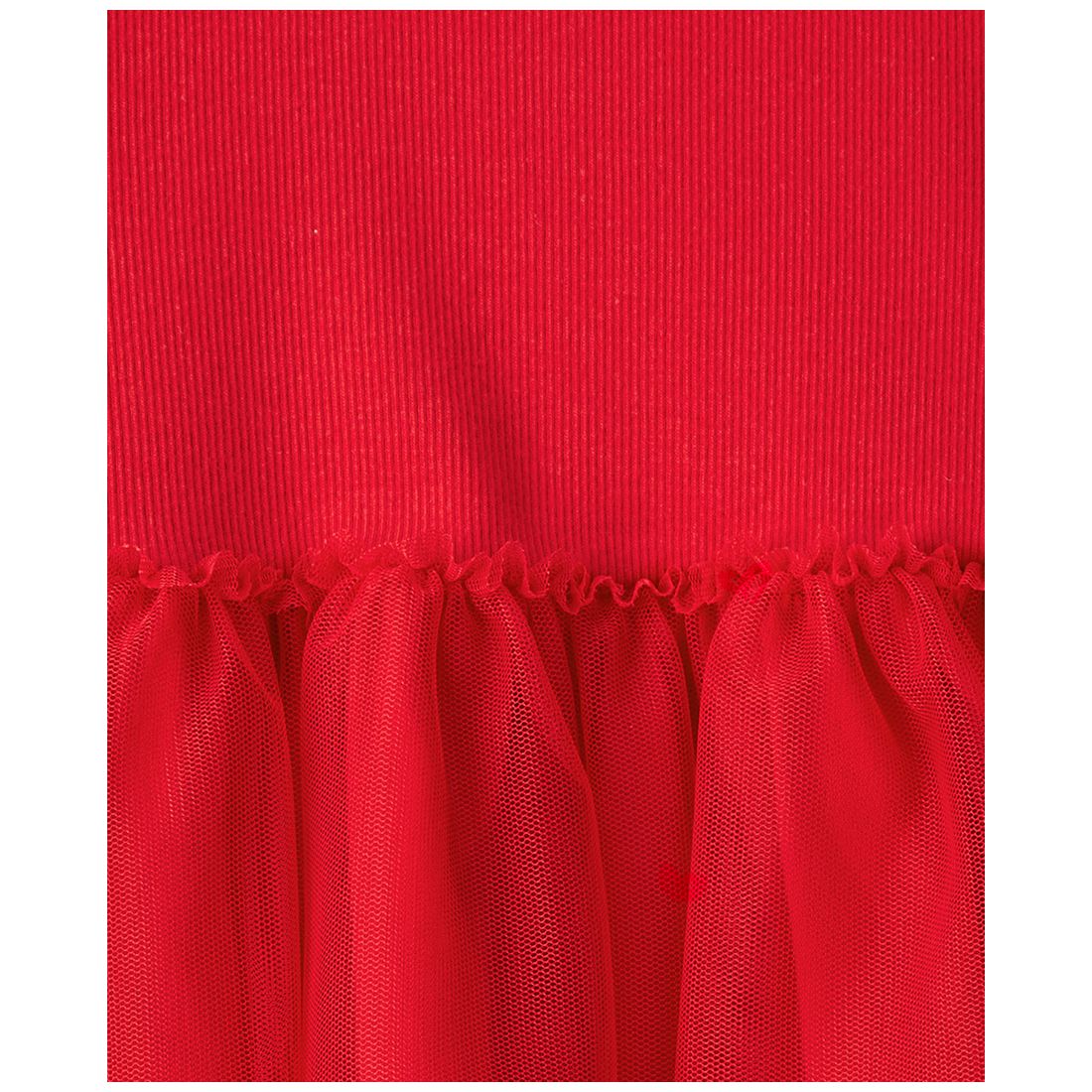 Carter's Girls Toddler 2T-5T 2-Piece Valentine's Day Long-Sleeve T-Shirt and Leggings Set - Red, Ivory