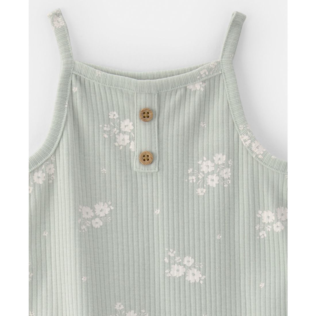 Carter's Baby Girls' Floral Sleeveless Bodysuit & Shorts, 2-Piece Set