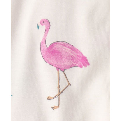 Carter's Baby Girls' PurelySoft Flamingo Pull-On Pants, 2-Pack