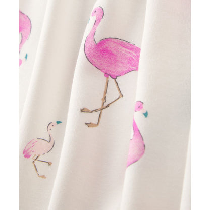 Carter's Baby Girls' PurelySoft Flamingo Pull-On Pants, 2-Pack