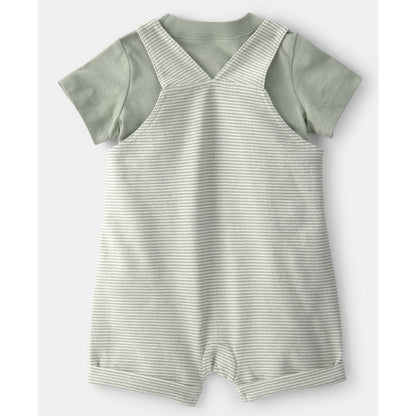 Carter's Baby Boys' Striped Top & Shortall, 2-Piece Set